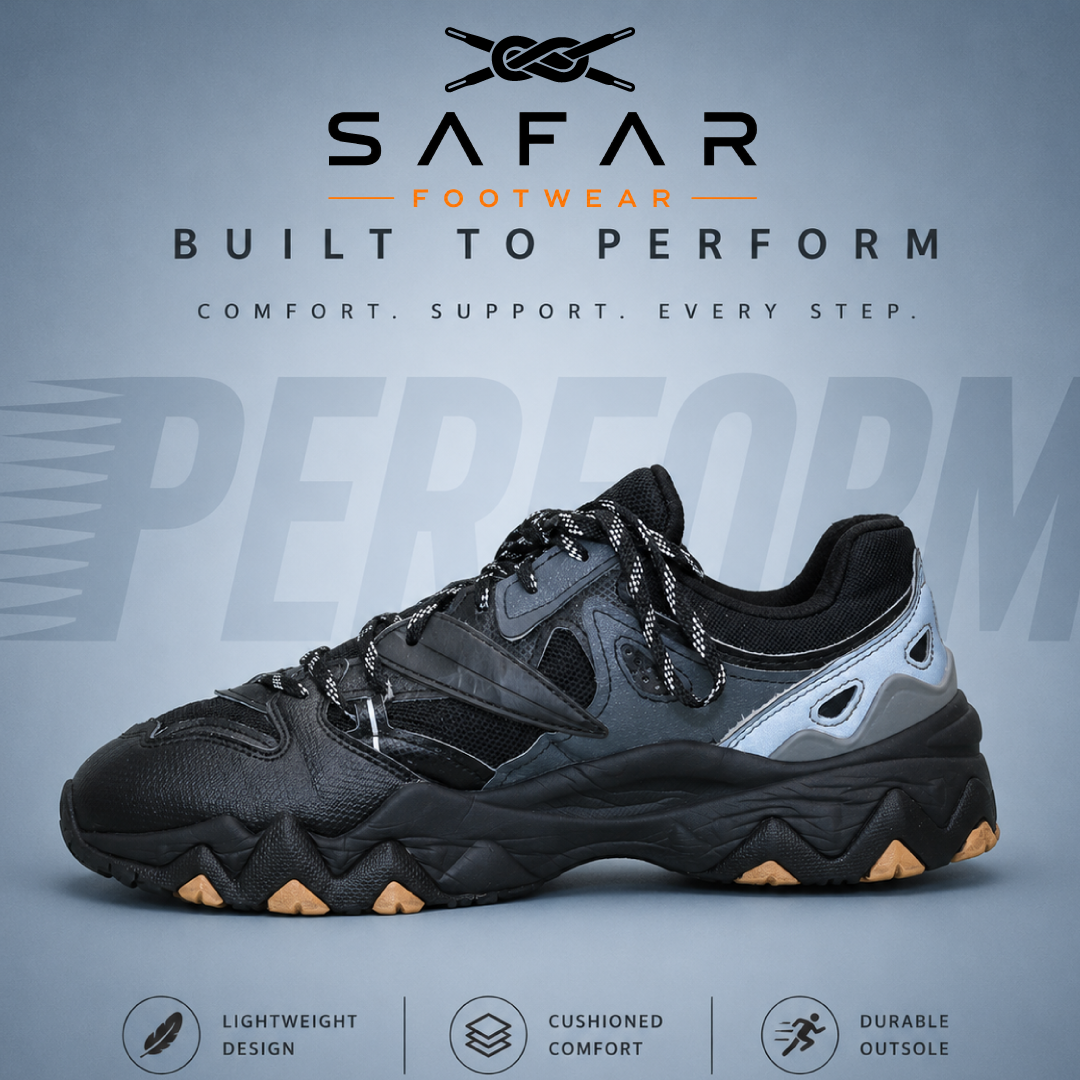 FILA Oakmont 2 Sport Shoes - Black Grey Tan