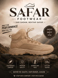 Safar Footwear Tan Hiking Boots